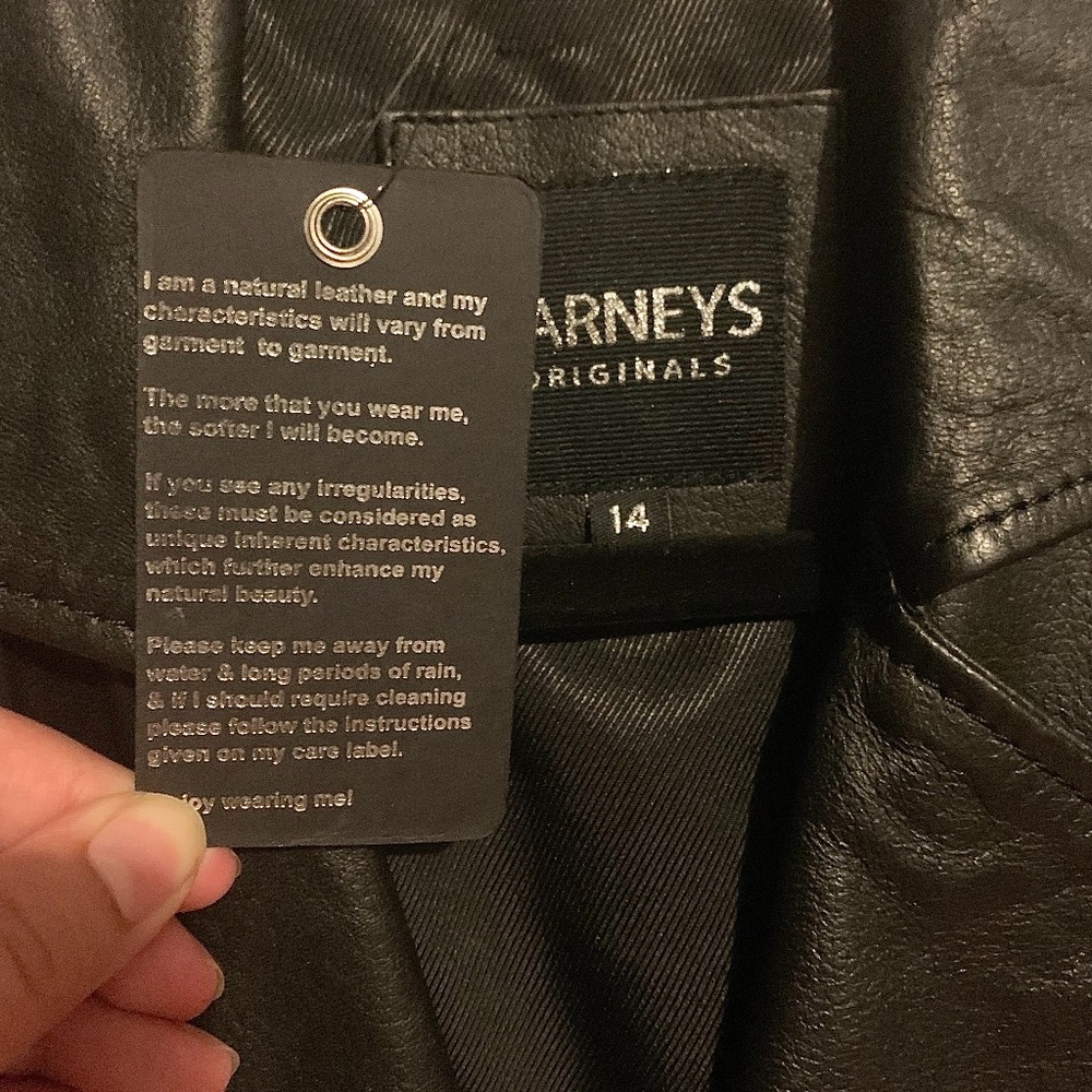 Black leather Jacket